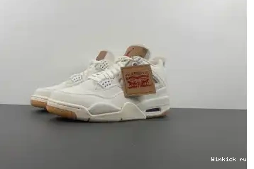 4 X 'WHITE' AIR LEVI'S JORDAN 0619